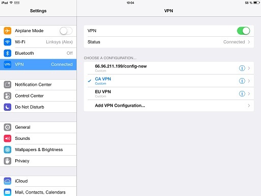 How to setup VPN in iphone, iPod Touch, iPad